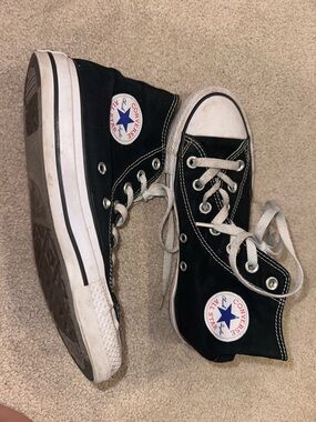 Converse Black High Top Chuck Taylor All Star Sneakers